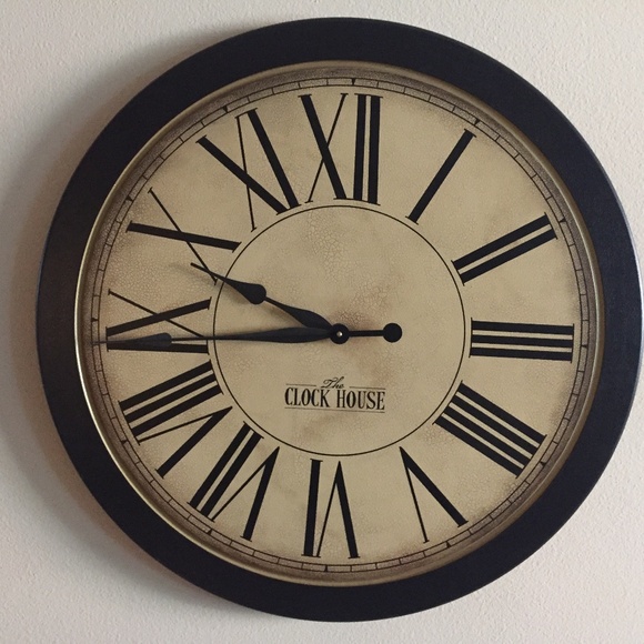 Wall Clock 30" Large wall clock, Hand Painted Custom Made - Picture 2 of 3